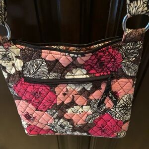 Floral Quilted Shoulder Bag
